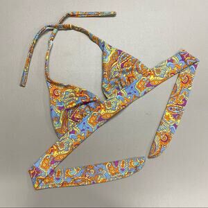 Victoria's Secret Swimsuit Bikini Top Bathing Suit Multi Color Womens Size XS